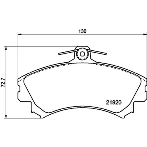 Mintex front brake pad - mintex,