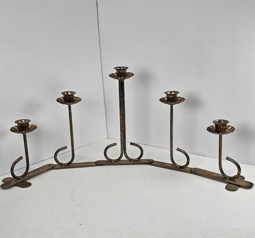 Vintage brass tone arm - brass, 5