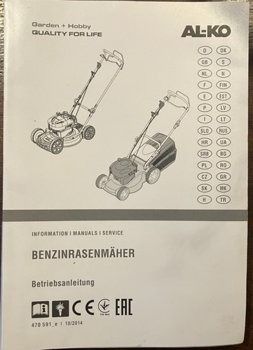 Lawn mower manual - al-ko,