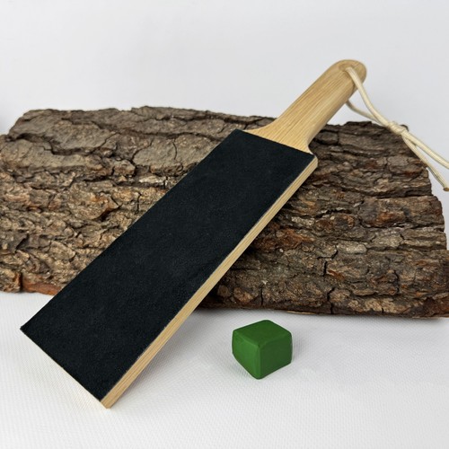 Leather strop with polishing - strop,