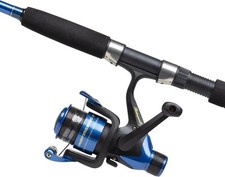 Firebird Spinning Rod and Reel Fishing Combo  9FT Blue/Black Shakespeare AUCTION