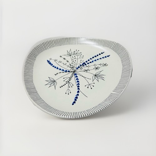 Hand painted stavangerflint - painted,