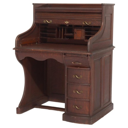 Antique horner oak roll top - oak,