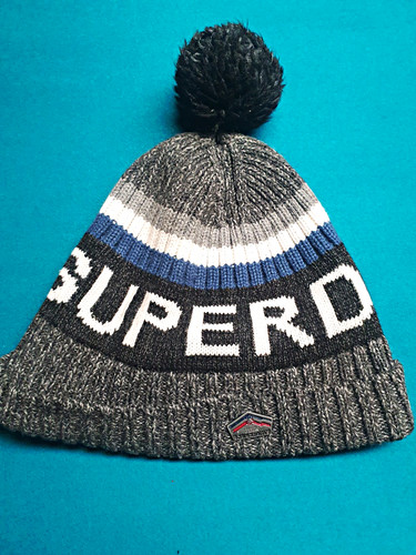 Superdry grey acrylic knit - superdry,