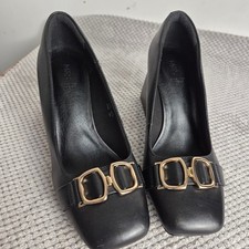 M & S WIDE Fit Leather Block