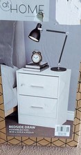 Flat Pack White 2 Drawer