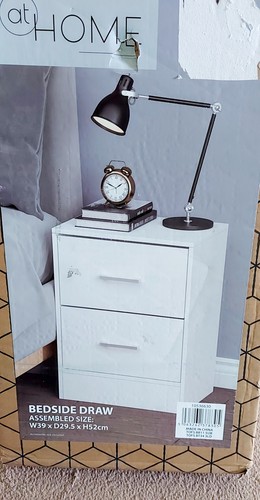 Flat pack white drawer - white, 2