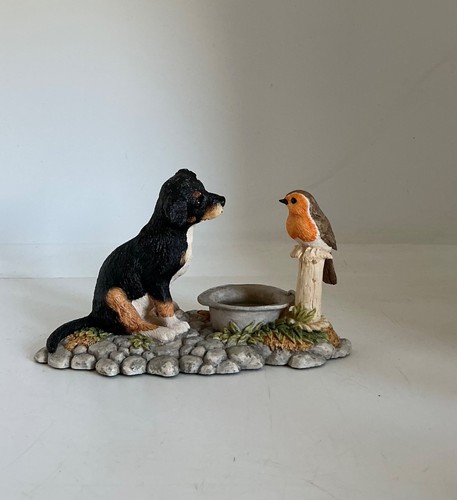 Border fine arts puppy - border, robin