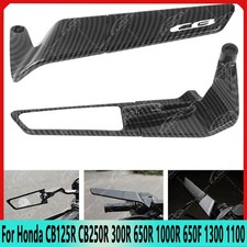 Winglets Rearview Mirrors For Honda CB125R 250R 300R 650R 1000R 650F 1300 1100