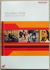 HONDA SCOOTERS 2006 Sales Brochure #MCBROCH043 Silver Wing PS125i LEAD Dylan125
