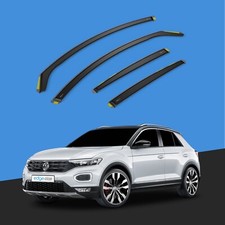 VW T-Roc MK1 2017-2025 5 Door SUV Wind Deflectors 4pc Tinted