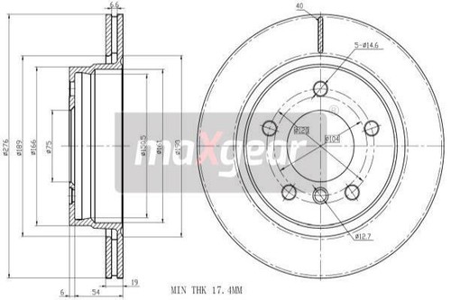 New brake disc for - brake,