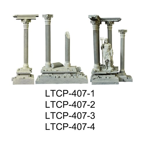 Resin roman column aquarium - roman,