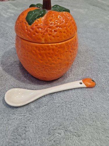 Ceramic orange marmalade - orange,