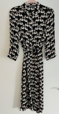 Mint velvet swan print dress