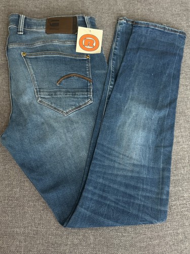 Star raw revend skinny faded - star,