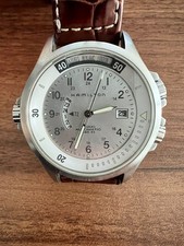 Limited Edition (21) Hamilton Khaki Automatic 660ft, 3 dials, Crocodile Leather