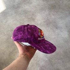 Riviera Maya Baseball Hat Mens Police Y2K Aztec Strapback Cap Purple