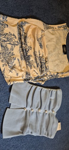 Two blue cider tops - blue, teen