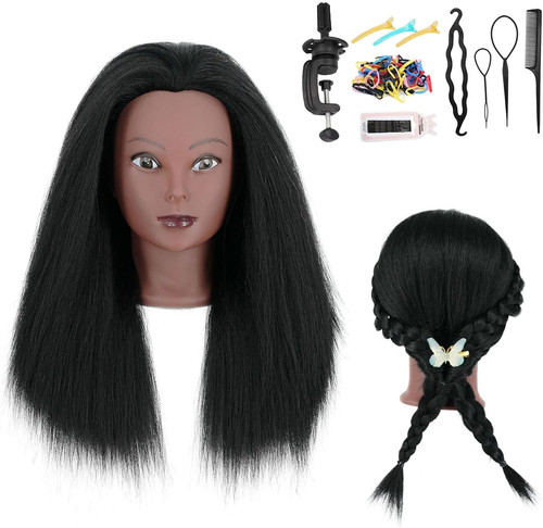 Mannequin head with human - head,