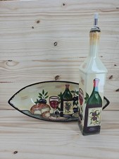 Bread salad bowl with - bowl, oil