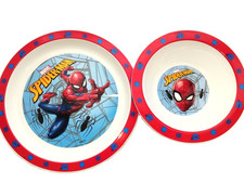 SpiderMan Plate and Bowl Set