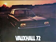 Vauxhall cars range brochure 1972