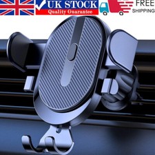 Car Mobile Phone Holder Universal Air Vent Mount 360° Cradle Gravity Stand UK