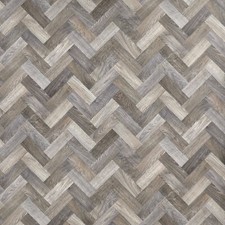 Grey Oak Herringbone Vinyl