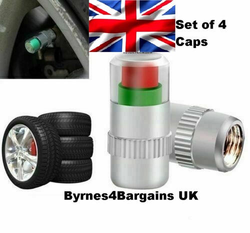 Tyre valve dust caps - x4,