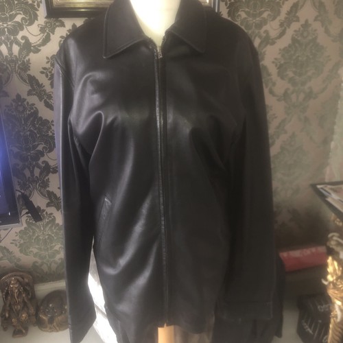 Nicole farhi leather jacket - leather,