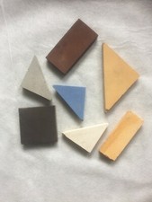  Reclaimed Victorian Mosaic Floor Tiles 2''x 2''x 2¾''-3" Other sizes available