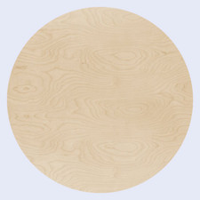 Circle Unfinished Wood