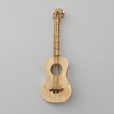 Vintage JJ Brushed Gold Tone