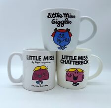 Little Miss Mugs x3 Bundle Little Miss Chatterbox & Little Miss Giggles Mr Men