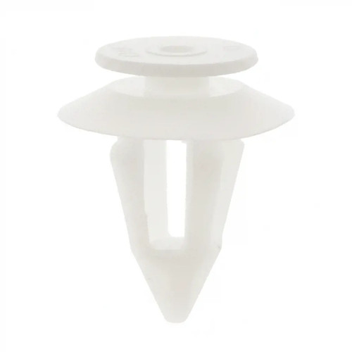 Upholstery mounting clip white