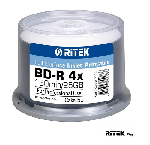 Ritek pro blank blu - blu, discs