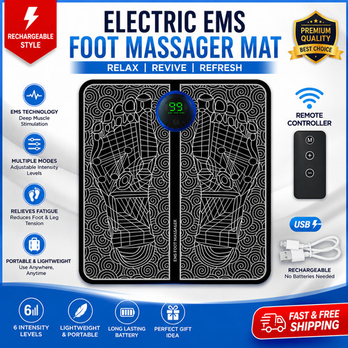 Ems foot massager pad with - pad,