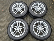4x Genuine Porsche Macan 18" Alloy Wheels + Hankook Tyres