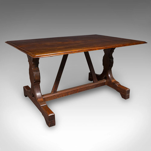 Antique seat dining - dining, table