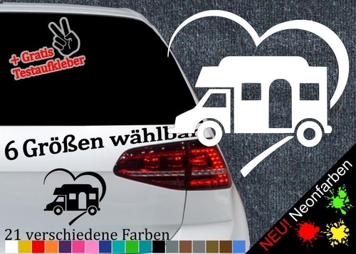 Caravan heart stickers 6 - caravan,