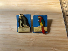 Vintage Set of 2 Pins Badges