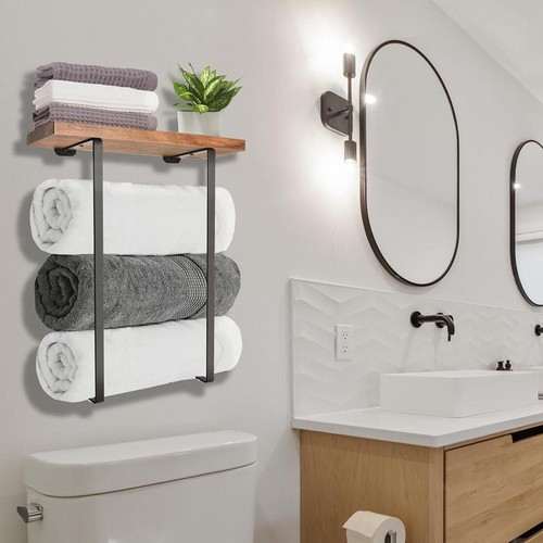 Towel rack minimalist wall - towel,