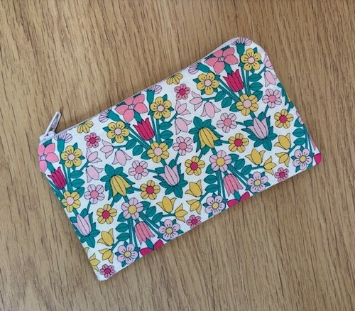 Handmade zipped coin purse - zipped,