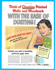 1949 Spic & Span cleaner print
