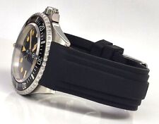 20mm Silicon Rubber Divers Watch Strap With Curved Lugs For Steinhart Watches