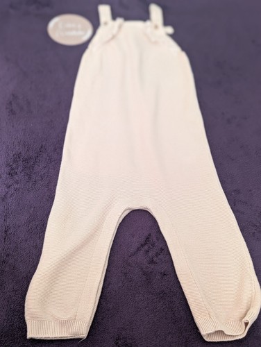 Cream knitted dungarees - knitted,