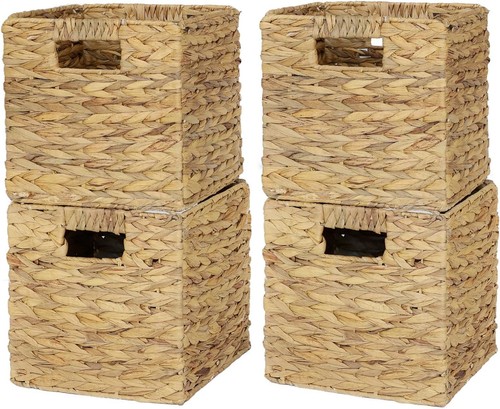 Pack inch wicker storage - 4-pack,