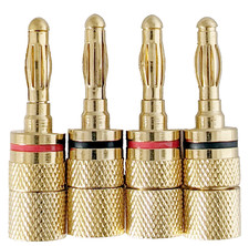 Banana plugs twist - plugs,, twist-on,