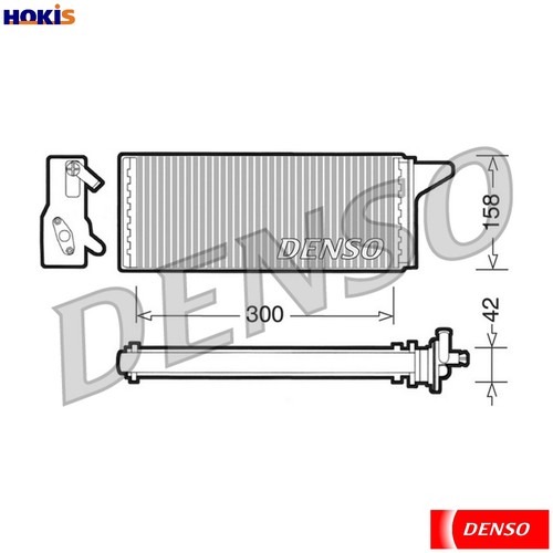 Heat exchanger interior - heat,